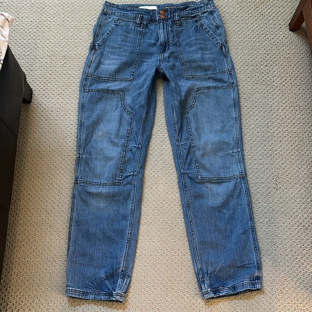 Anthropologie Pilcro Utility Jean, Light Wash, 30T 👖💙